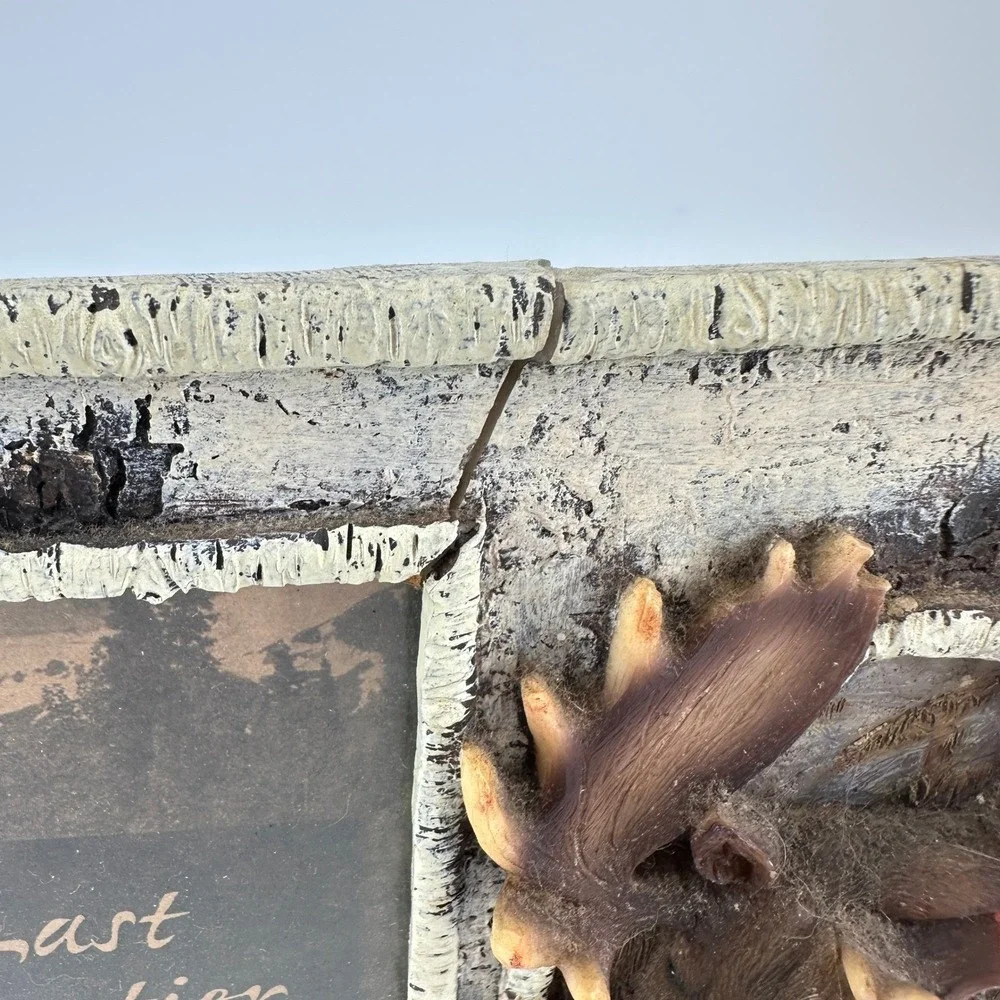 Alaska Last Frontier Collection Moose Antler 4x6 Picture Frame Rustic Decor